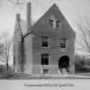 <p><strong>Romanesque Revival</strong>: Commanding Officer&#39;s Quarters (Building 1; built 1893), original east facade, view west, ca. 1893.</p>
